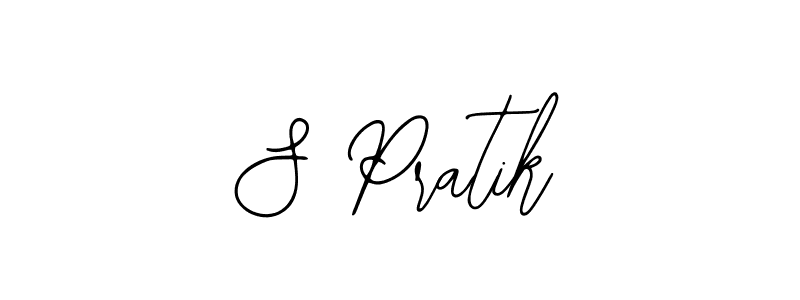 Also we have S Pratik name is the best signature style. Create professional handwritten signature collection using Bearetta-2O07w autograph style. S Pratik signature style 12 images and pictures png