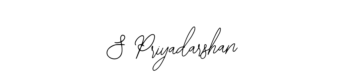 if you are searching for the best signature style for your name S Priyadarshan. so please give up your signature search. here we have designed multiple signature styles  using Bearetta-2O07w. S Priyadarshan signature style 12 images and pictures png