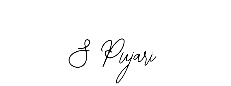 Also You can easily find your signature by using the search form. We will create S Pujari name handwritten signature images for you free of cost using Bearetta-2O07w sign style. S Pujari signature style 12 images and pictures png