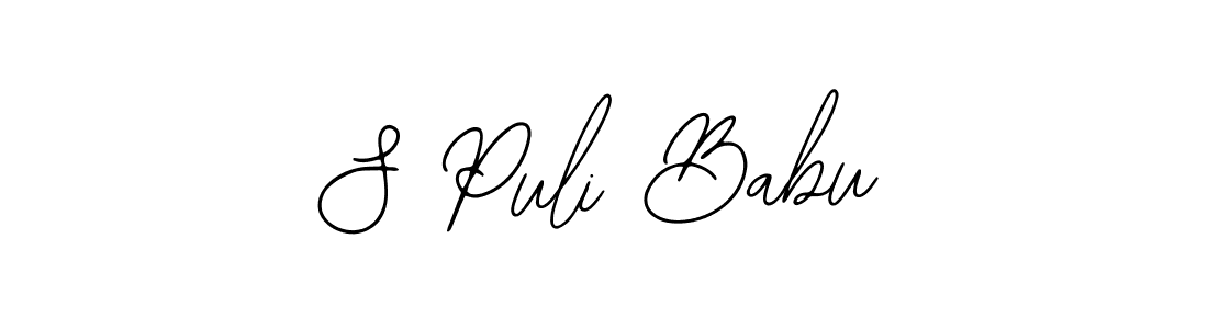 Make a beautiful signature design for name S Puli Babu. Use this online signature maker to create a handwritten signature for free. S Puli Babu signature style 12 images and pictures png