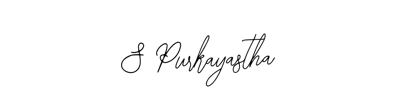 Use a signature maker to create a handwritten signature online. With this signature software, you can design (Bearetta-2O07w) your own signature for name S Purkayastha. S Purkayastha signature style 12 images and pictures png