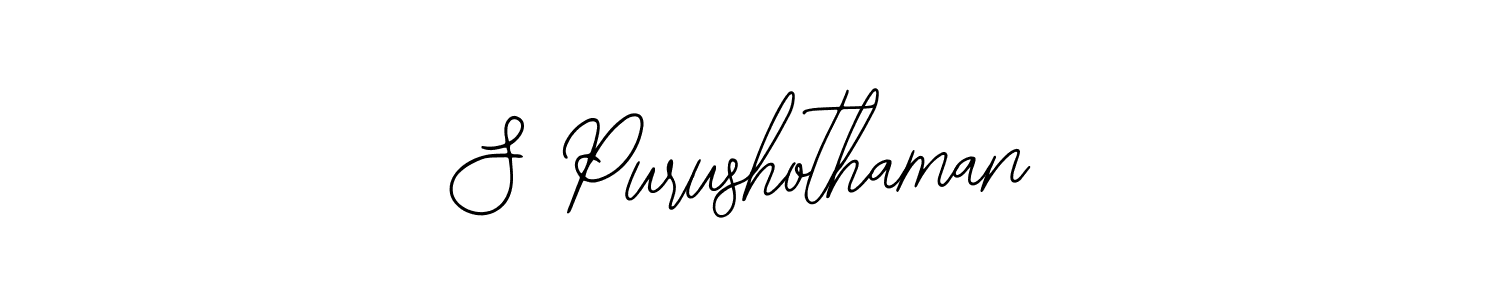 S Purushothaman stylish signature style. Best Handwritten Sign (Bearetta-2O07w) for my name. Handwritten Signature Collection Ideas for my name S Purushothaman. S Purushothaman signature style 12 images and pictures png
