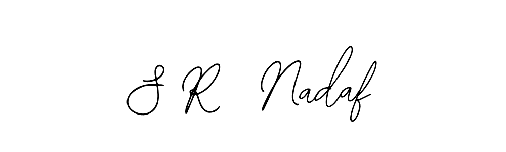 Design your own signature with our free online signature maker. With this signature software, you can create a handwritten (Bearetta-2O07w) signature for name S R  Nadaf. S R  Nadaf signature style 12 images and pictures png