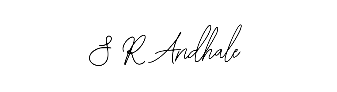 The best way (Bearetta-2O07w) to make a short signature is to pick only two or three words in your name. The name S R Andhale include a total of six letters. For converting this name. S R Andhale signature style 12 images and pictures png