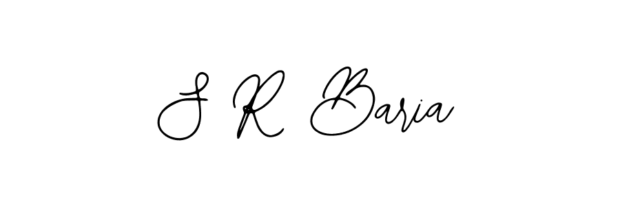 Use a signature maker to create a handwritten signature online. With this signature software, you can design (Bearetta-2O07w) your own signature for name S R Baria. S R Baria signature style 12 images and pictures png