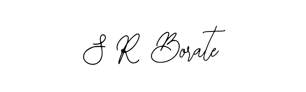 You should practise on your own different ways (Bearetta-2O07w) to write your name (S R Borate) in signature. don't let someone else do it for you. S R Borate signature style 12 images and pictures png