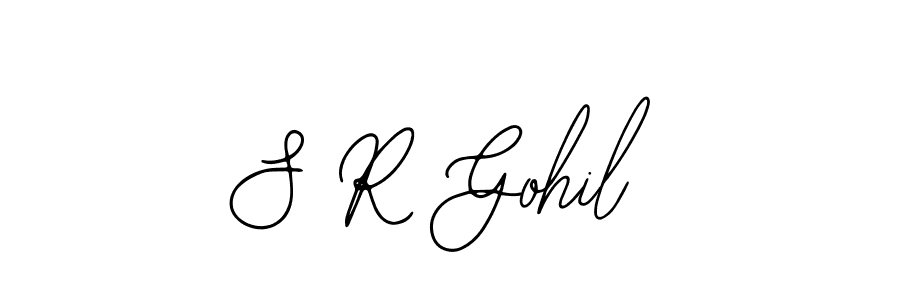 Use a signature maker to create a handwritten signature online. With this signature software, you can design (Bearetta-2O07w) your own signature for name S R Gohil. S R Gohil signature style 12 images and pictures png