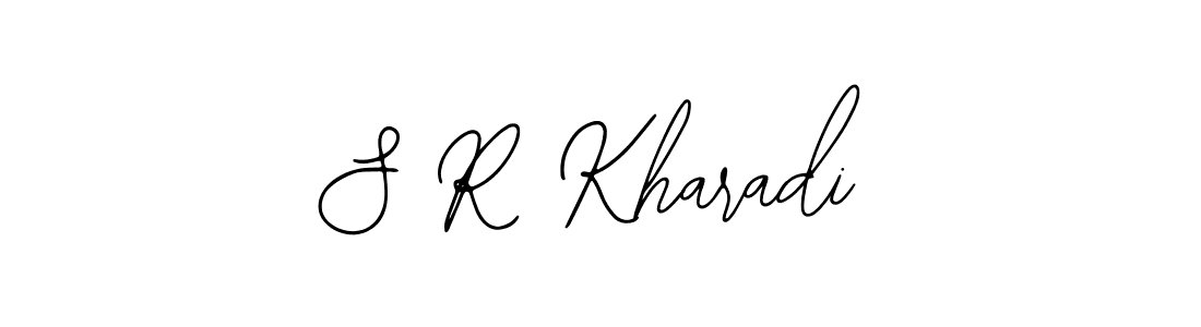 Create a beautiful signature design for name S R Kharadi. With this signature (Bearetta-2O07w) fonts, you can make a handwritten signature for free. S R Kharadi signature style 12 images and pictures png