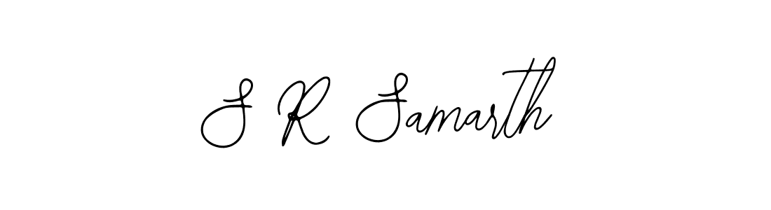You should practise on your own different ways (Bearetta-2O07w) to write your name (S R Samarth) in signature. don't let someone else do it for you. S R Samarth signature style 12 images and pictures png
