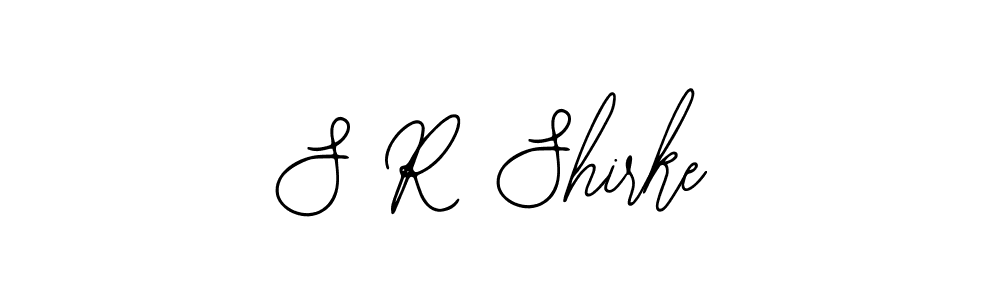 Make a beautiful signature design for name S R Shirke. With this signature (Bearetta-2O07w) style, you can create a handwritten signature for free. S R Shirke signature style 12 images and pictures png