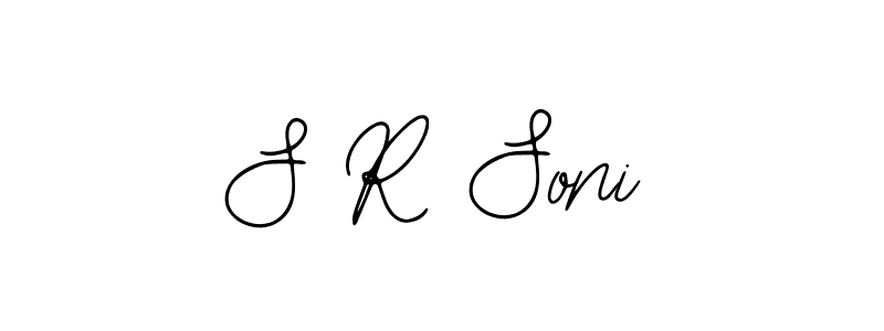 Make a beautiful signature design for name S R Soni. With this signature (Bearetta-2O07w) style, you can create a handwritten signature for free. S R Soni signature style 12 images and pictures png