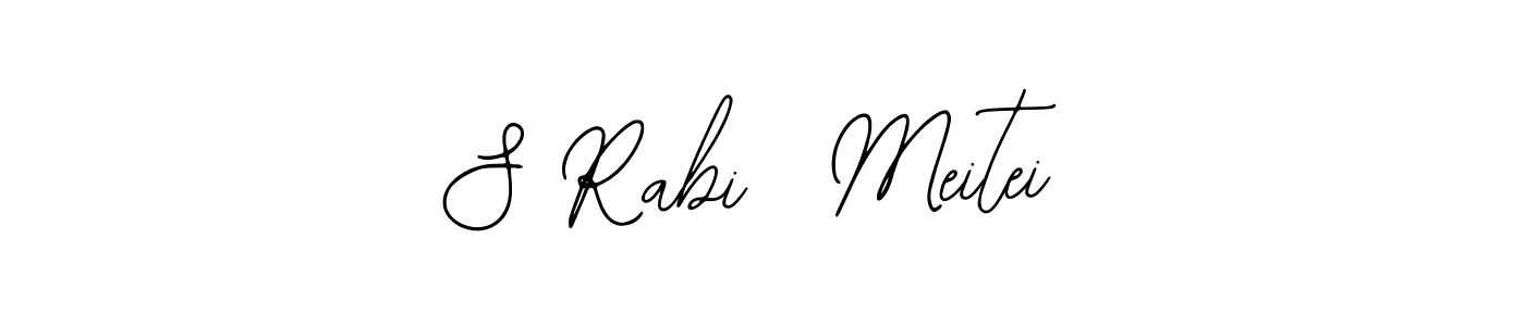 This is the best signature style for the S Rabi  Meitei name. Also you like these signature font (Bearetta-2O07w). Mix name signature. S Rabi  Meitei signature style 12 images and pictures png