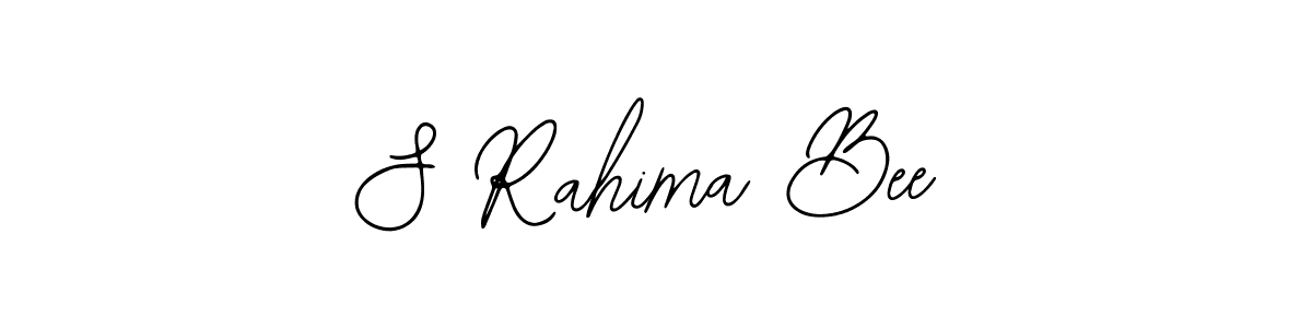 The best way (Bearetta-2O07w) to make a short signature is to pick only two or three words in your name. The name S Rahima Bee include a total of six letters. For converting this name. S Rahima Bee signature style 12 images and pictures png