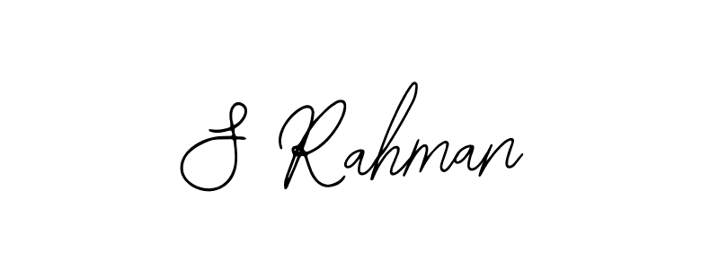 The best way (Bearetta-2O07w) to make a short signature is to pick only two or three words in your name. The name S Rahman include a total of six letters. For converting this name. S Rahman signature style 12 images and pictures png