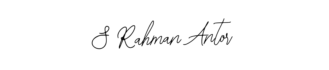 Also we have S Rahman Antor name is the best signature style. Create professional handwritten signature collection using Bearetta-2O07w autograph style. S Rahman Antor signature style 12 images and pictures png