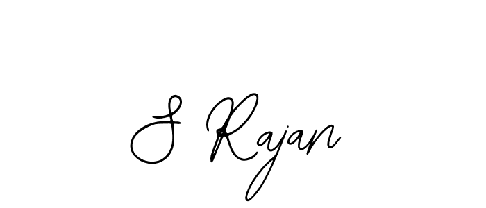 if you are searching for the best signature style for your name S Rajan. so please give up your signature search. here we have designed multiple signature styles  using Bearetta-2O07w. S Rajan signature style 12 images and pictures png