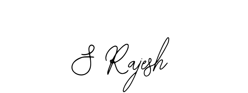 The best way (Bearetta-2O07w) to make a short signature is to pick only two or three words in your name. The name S Rajesh include a total of six letters. For converting this name. S Rajesh signature style 12 images and pictures png