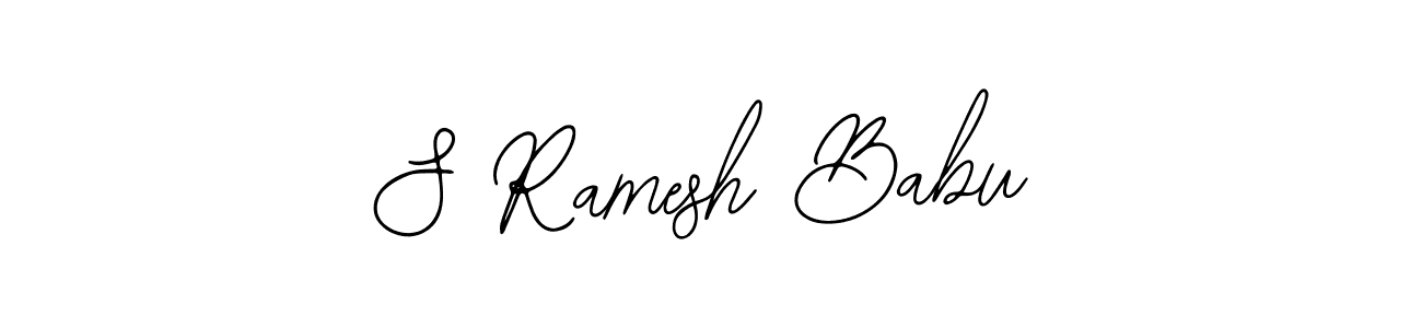 Design your own signature with our free online signature maker. With this signature software, you can create a handwritten (Bearetta-2O07w) signature for name S Ramesh Babu. S Ramesh Babu signature style 12 images and pictures png