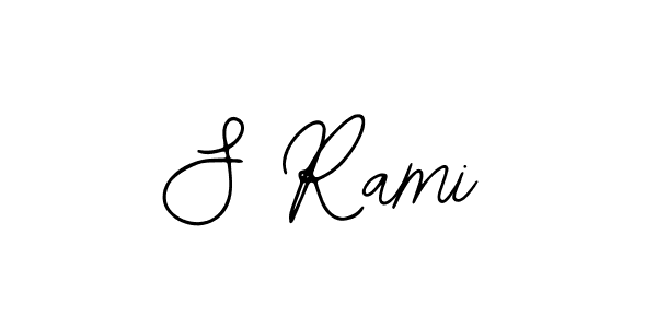 Create a beautiful signature design for name S Rami. With this signature (Bearetta-2O07w) fonts, you can make a handwritten signature for free. S Rami signature style 12 images and pictures png
