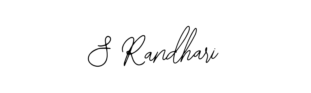 Use a signature maker to create a handwritten signature online. With this signature software, you can design (Bearetta-2O07w) your own signature for name S Randhari. S Randhari signature style 12 images and pictures png