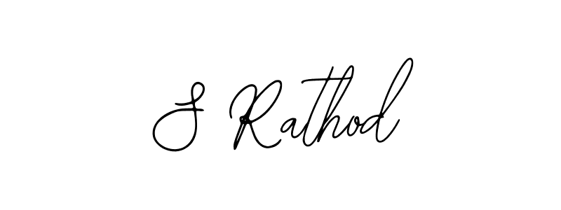 Make a beautiful signature design for name S Rathod. With this signature (Bearetta-2O07w) style, you can create a handwritten signature for free. S Rathod signature style 12 images and pictures png