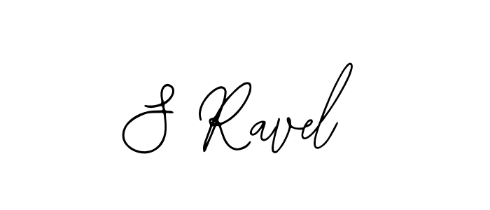 Design your own signature with our free online signature maker. With this signature software, you can create a handwritten (Bearetta-2O07w) signature for name S Ravel. S Ravel signature style 12 images and pictures png