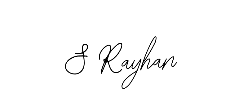 if you are searching for the best signature style for your name S Rayhan. so please give up your signature search. here we have designed multiple signature styles  using Bearetta-2O07w. S Rayhan signature style 12 images and pictures png