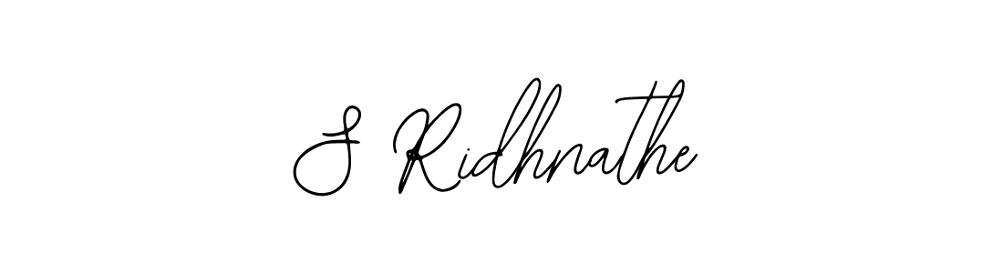 Create a beautiful signature design for name S Ridhnathe. With this signature (Bearetta-2O07w) fonts, you can make a handwritten signature for free. S Ridhnathe signature style 12 images and pictures png