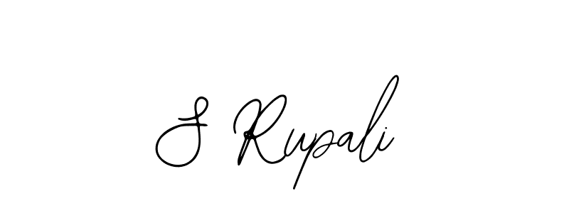 Make a beautiful signature design for name S Rupali. With this signature (Bearetta-2O07w) style, you can create a handwritten signature for free. S Rupali signature style 12 images and pictures png