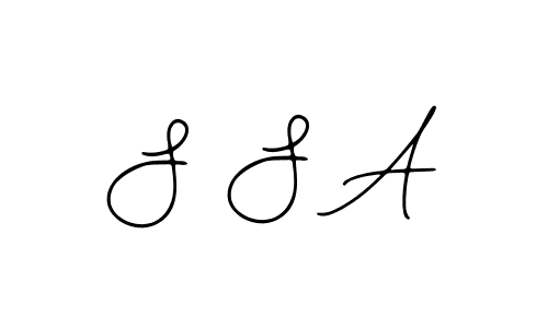 How to make S S A name signature. Use Bearetta-2O07w style for creating short signs online. This is the latest handwritten sign. S S A signature style 12 images and pictures png