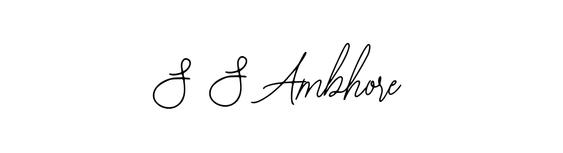 if you are searching for the best signature style for your name S S Ambhore. so please give up your signature search. here we have designed multiple signature styles  using Bearetta-2O07w. S S Ambhore signature style 12 images and pictures png