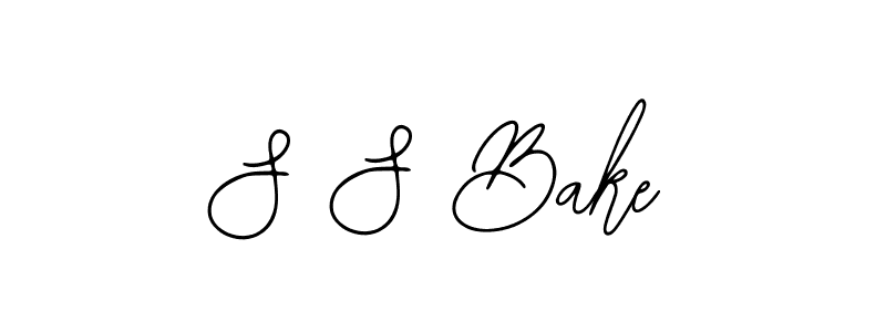 How to make S S Bake name signature. Use Bearetta-2O07w style for creating short signs online. This is the latest handwritten sign. S S Bake signature style 12 images and pictures png