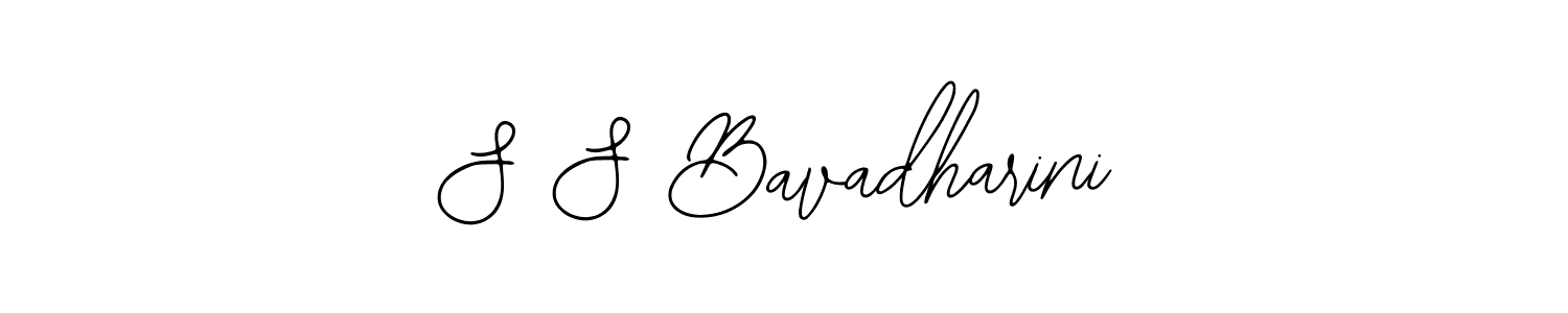 Similarly Bearetta-2O07w is the best handwritten signature design. Signature creator online .You can use it as an online autograph creator for name S S Bavadharini. S S Bavadharini signature style 12 images and pictures png