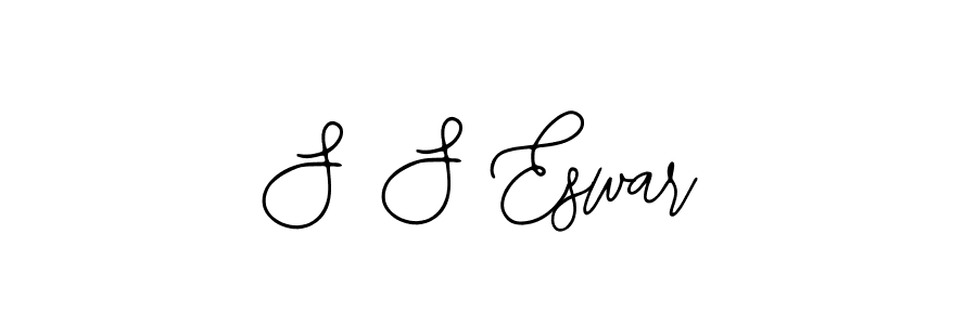 Design your own signature with our free online signature maker. With this signature software, you can create a handwritten (Bearetta-2O07w) signature for name S S Eswar. S S Eswar signature style 12 images and pictures png