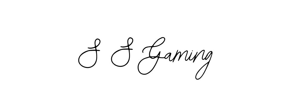 Make a beautiful signature design for name S S Gaming. With this signature (Bearetta-2O07w) style, you can create a handwritten signature for free. S S Gaming signature style 12 images and pictures png