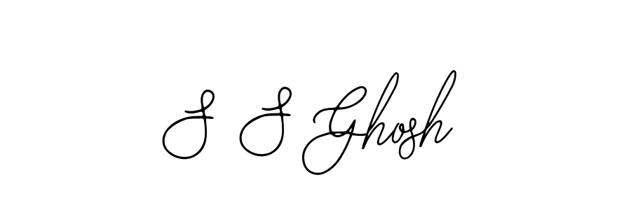 Use a signature maker to create a handwritten signature online. With this signature software, you can design (Bearetta-2O07w) your own signature for name S S Ghosh. S S Ghosh signature style 12 images and pictures png