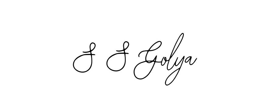 It looks lik you need a new signature style for name S S Golya. Design unique handwritten (Bearetta-2O07w) signature with our free signature maker in just a few clicks. S S Golya signature style 12 images and pictures png
