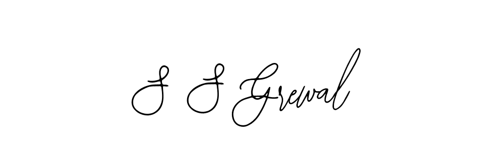 Also You can easily find your signature by using the search form. We will create S S Grewal name handwritten signature images for you free of cost using Bearetta-2O07w sign style. S S Grewal signature style 12 images and pictures png