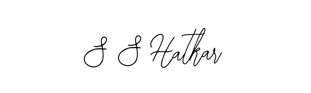 S S Hatkar stylish signature style. Best Handwritten Sign (Bearetta-2O07w) for my name. Handwritten Signature Collection Ideas for my name S S Hatkar. S S Hatkar signature style 12 images and pictures png