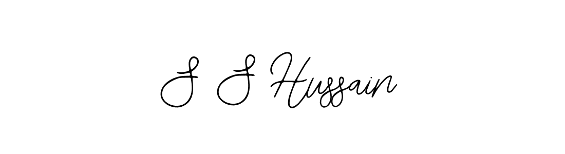 Use a signature maker to create a handwritten signature online. With this signature software, you can design (Bearetta-2O07w) your own signature for name S S Hussain. S S Hussain signature style 12 images and pictures png