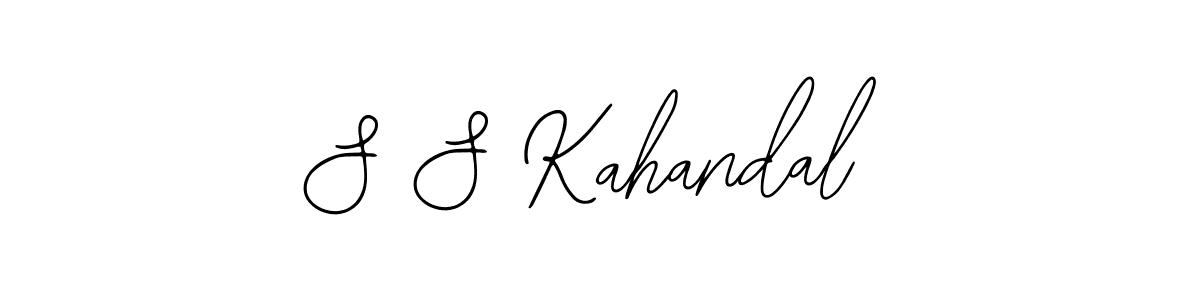 Create a beautiful signature design for name S S Kahandal. With this signature (Bearetta-2O07w) fonts, you can make a handwritten signature for free. S S Kahandal signature style 12 images and pictures png