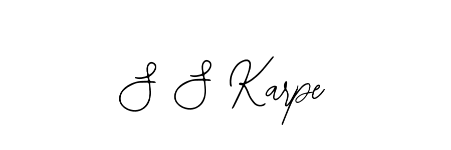 How to make S S Karpe signature? Bearetta-2O07w is a professional autograph style. Create handwritten signature for S S Karpe name. S S Karpe signature style 12 images and pictures png