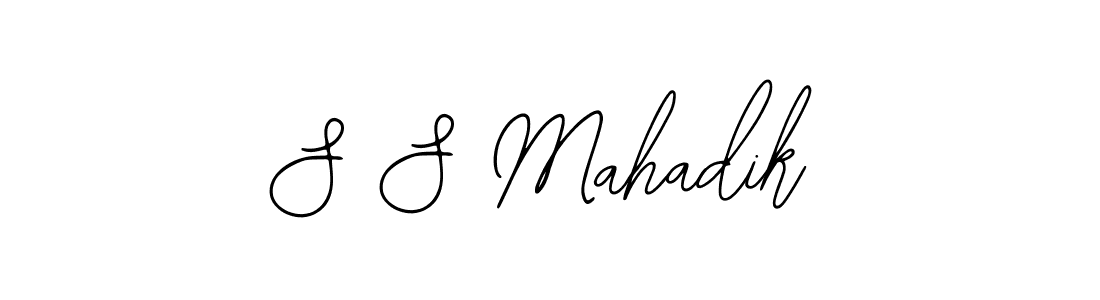 Design your own signature with our free online signature maker. With this signature software, you can create a handwritten (Bearetta-2O07w) signature for name S S Mahadik. S S Mahadik signature style 12 images and pictures png