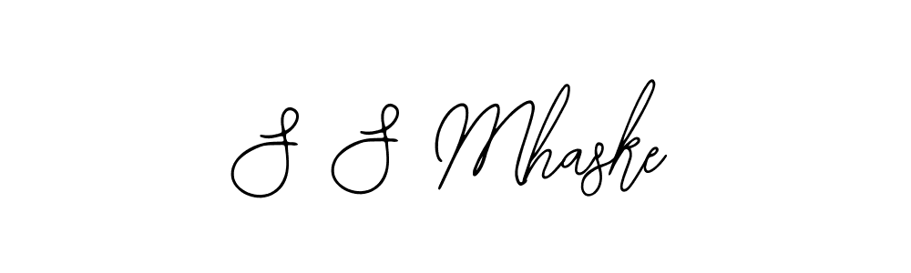 You should practise on your own different ways (Bearetta-2O07w) to write your name (S S Mhaske) in signature. don't let someone else do it for you. S S Mhaske signature style 12 images and pictures png