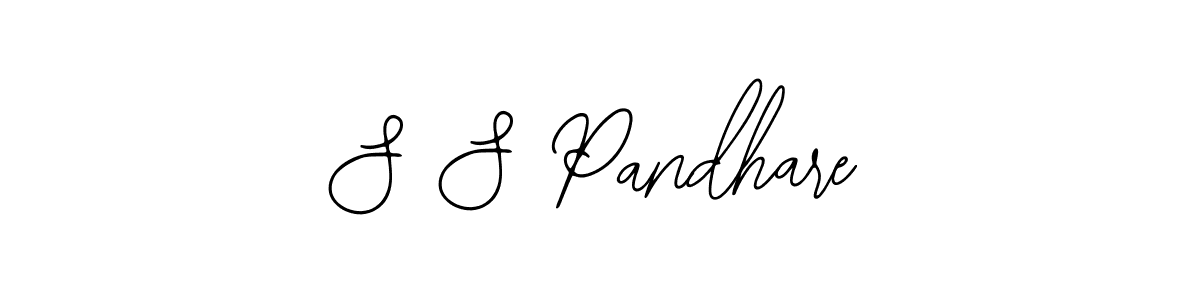 Design your own signature with our free online signature maker. With this signature software, you can create a handwritten (Bearetta-2O07w) signature for name S S Pandhare. S S Pandhare signature style 12 images and pictures png