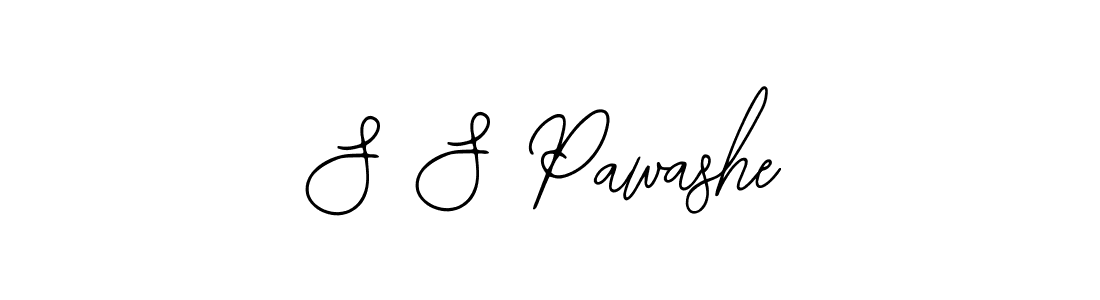 Design your own signature with our free online signature maker. With this signature software, you can create a handwritten (Bearetta-2O07w) signature for name S S Pawashe. S S Pawashe signature style 12 images and pictures png