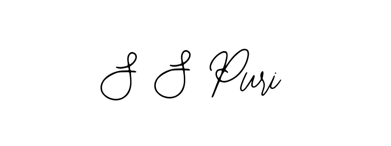 Design your own signature with our free online signature maker. With this signature software, you can create a handwritten (Bearetta-2O07w) signature for name S S Puri. S S Puri signature style 12 images and pictures png