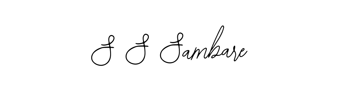 Similarly Bearetta-2O07w is the best handwritten signature design. Signature creator online .You can use it as an online autograph creator for name S S Sambare. S S Sambare signature style 12 images and pictures png