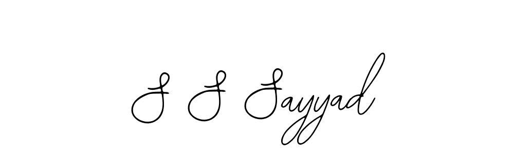 Also we have S S Sayyad name is the best signature style. Create professional handwritten signature collection using Bearetta-2O07w autograph style. S S Sayyad signature style 12 images and pictures png