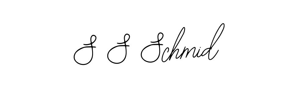 You should practise on your own different ways (Bearetta-2O07w) to write your name (S S Schmid) in signature. don't let someone else do it for you. S S Schmid signature style 12 images and pictures png
